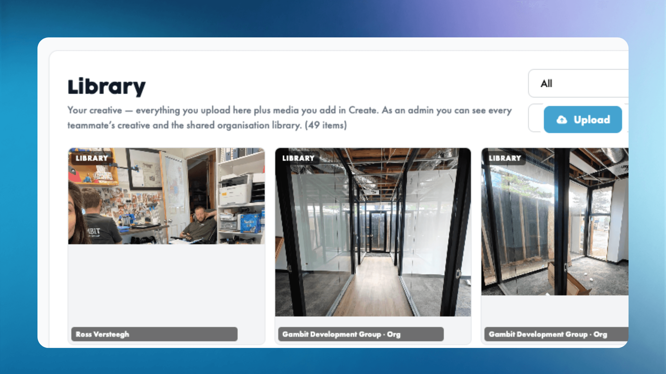 New Feature: The Library — Your Creative, In One Place